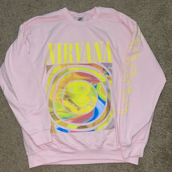 Band Crew Sweatshirt- Nirvana - Picture 1 of 2